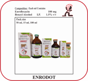ENRODOT Enrofloxacin Injection Manufacturer | Broad Spectrum Veterinary Antibiotic