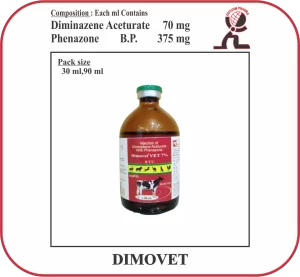 DIMOVET Diminazene Aceturate + Phenazone Injection (RTU) Manufacturer