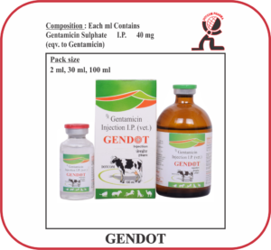 GENDOT Gentamicin Injection Manufacturer