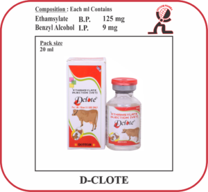 D-CLOTE Ethamsylate Injection Manufacturer