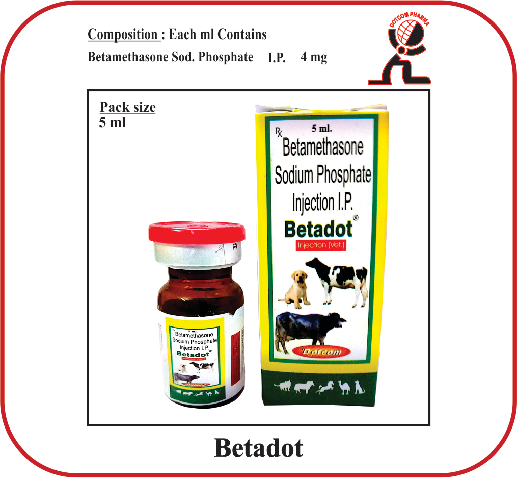 BETADOT / D-BET Betamethasone Injection for Horse Osteoarthritis (Intra-Articular) Manufacturer