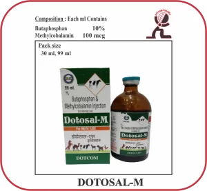 DOTOSAL-M Butaphosphan + Methylcobalamin Injection (Veterinary) | Manufacturer