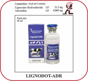 LIGNODOT-ADR Lignocaine with Adrenaline Injection (Veterinary Local Anaesthetic) – Manufacturer