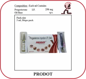 PRODOT Natural Progesterone Injection for Cattle & Livestock – Manufacturer