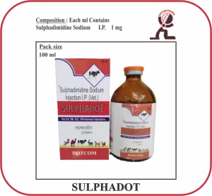 SULPHADOT – Sulphadimidine Sodium Injection (Veterinary Antibiotic)