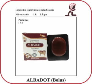 ALBADOT Bolus 1.5 gm – Albendazole Veterinary Dewormer