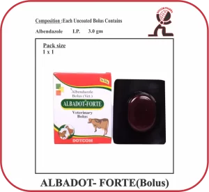 ALBADOT FORTE Bolus 3 gm – Albendazole Veterinary Deworming Bolus