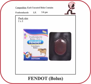 FENDOT Bolus – Fenbendazole Veterinary Deworming Bolus