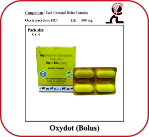 OXYDOT Bolus – Oxytetracycline Hydrochloride Veterinary Antibiotic