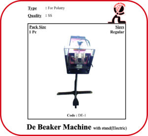 DEBEAKER MACHINE WITH STAND – ELECTRIC