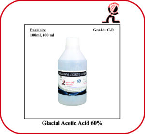 GLACIAL ACETIC ACID 60%, 98%