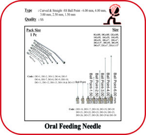 ORAL FEEDING NEEDLE