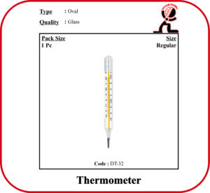 THERMOMETER – OVAL