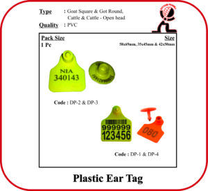 PLASTIC EAR TAG