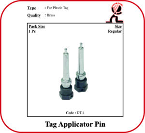 TAG APPLICATOR PIN – FOR PLASTIC TAG