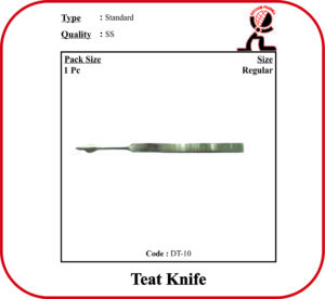 TEAT KNIFE