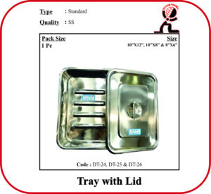 TRAY WITH LID