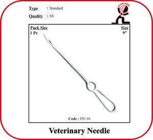 VETERINARY NEEDLE (BRUHNERS NEEDLE)