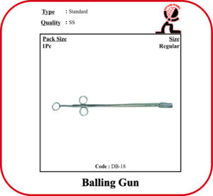 BALLING BOLUS GUN