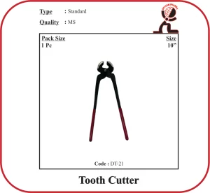 Tooth Cutter (10 Inch) – Stainless Steel Veterinary Tooth Cutting Instrument for Animal Mouth Surgery