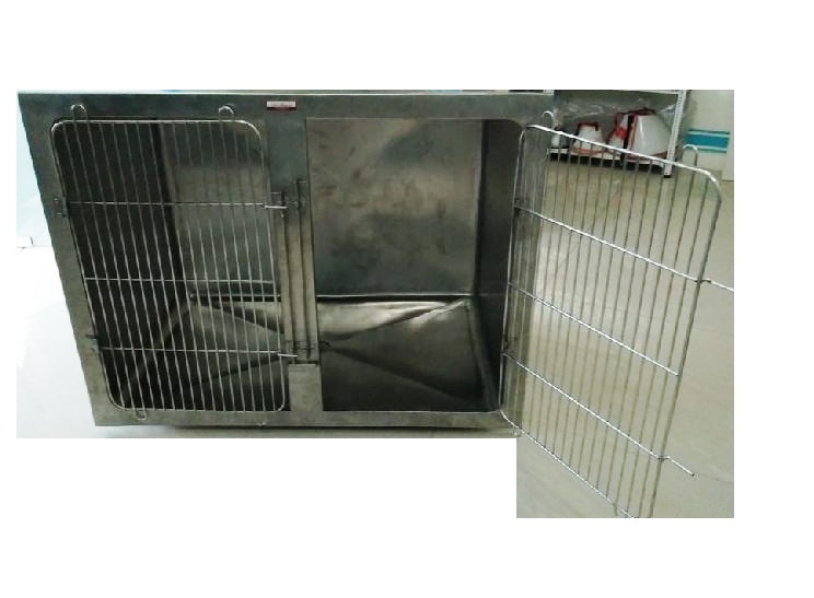 Animal Cage Single Rack Cage – Stainless Steel Veterinary Cage