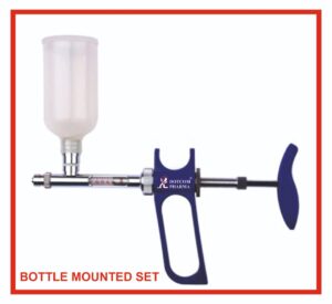 POULTRY VACCINATOR FULLY AUTOMATIC-BOTTLE MOUNTED SET