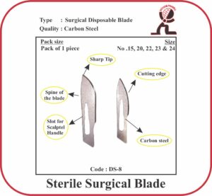STERILE SURGICAL BLADE