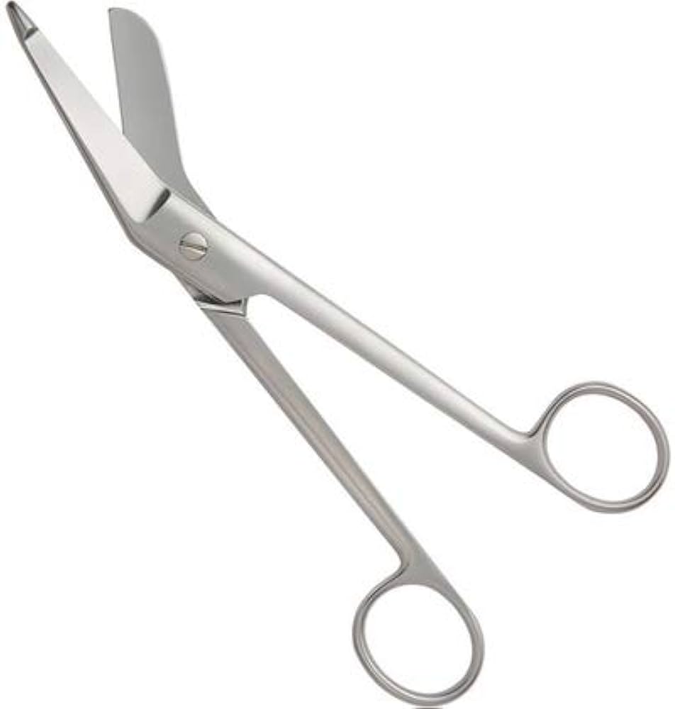 7.5-inch Stainless Steel Bandage Scissor with Blunt Tip for Medical Dressing