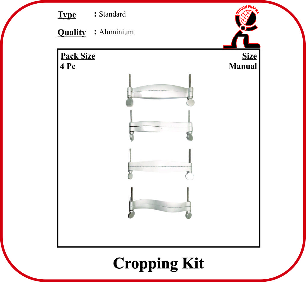 Imported Manual Aluminium Cropping Kit for Veterinary Ear Surgery