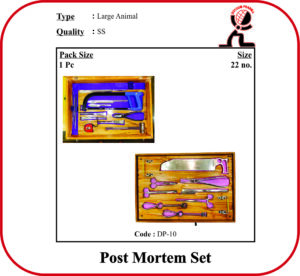 POST MORTEM SET (WOODEN) – LARGE