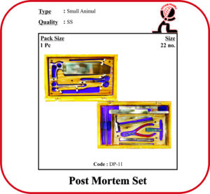 POST MORTEM SET (WOODEN) – SMALL