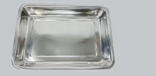 Stainless Steel Baby Tray Without Lid for Pediatric and Surgical Use