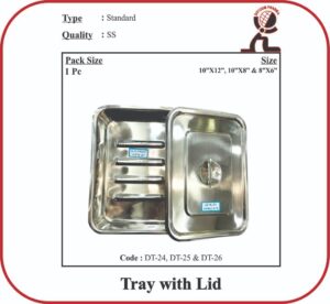 INSTRUMENT TRAY WITH LID