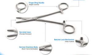 NEEDLE HOLDER WITH SCISSOR