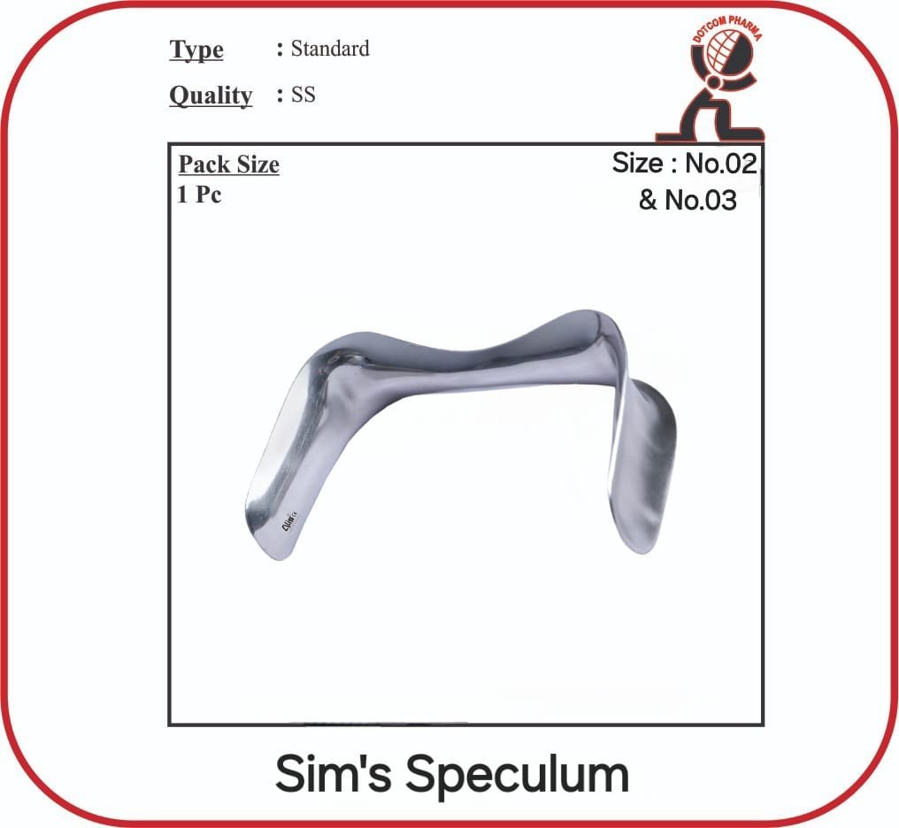 Vaginal Sims Speculum stainless steel veterinary gynecological instrument