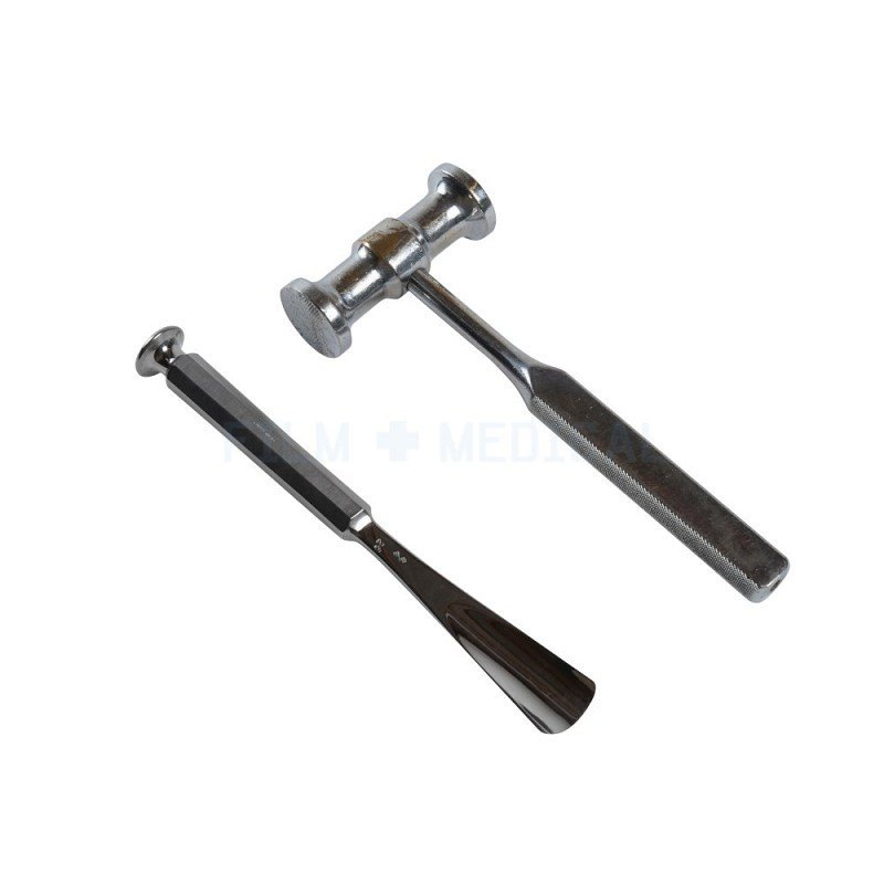 Surgical Chisel and Hammer Set for Orthopaedic Bone Surgery